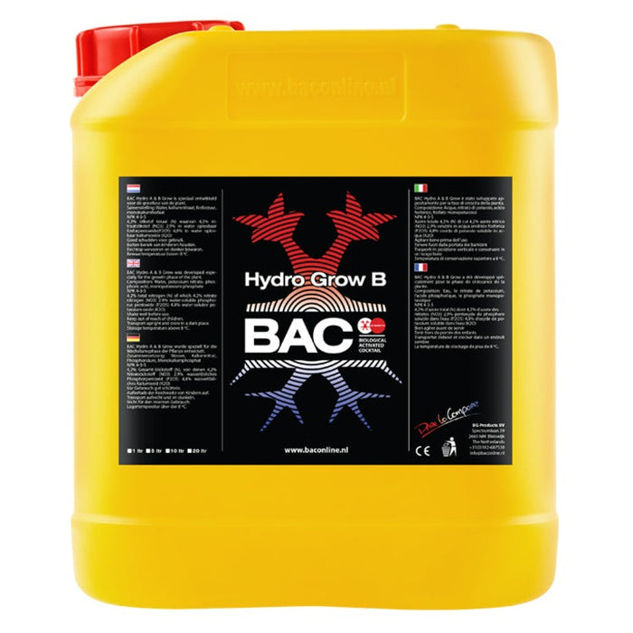 BAC Hydro Grow A&B Plant Nutrients