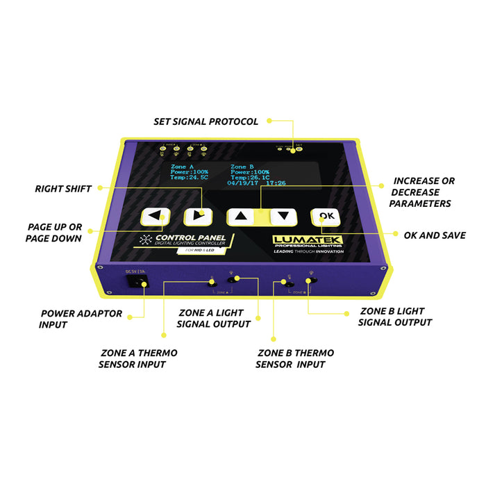 Lumatek Control Panel Plus